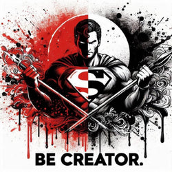 Be Creator – Bold Superhero Inspired Artwork