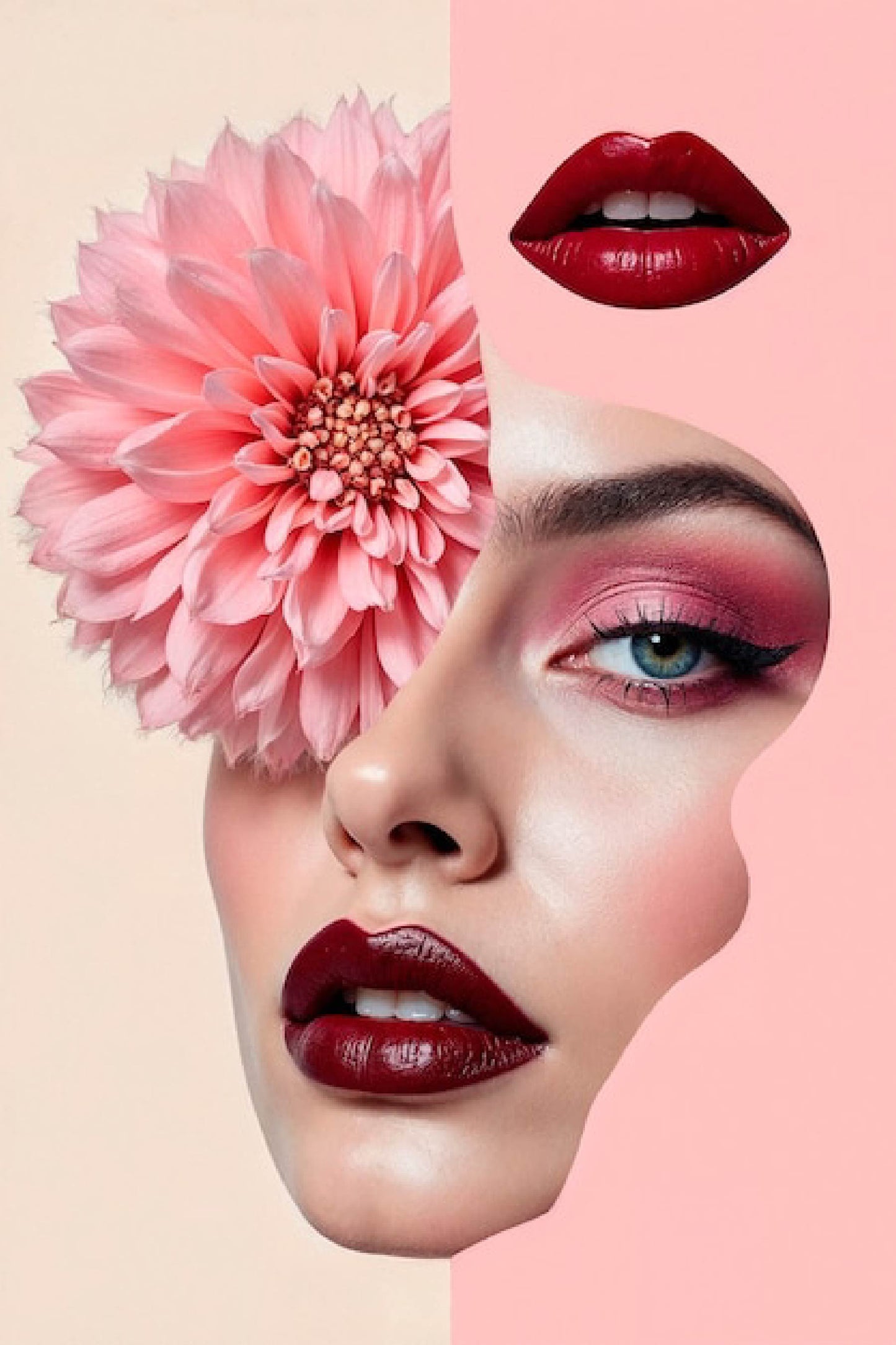 Pink Bloom Aesthetic Digital Artwork