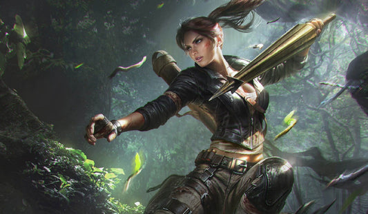 Fearless Heroine Digital Artwork – Action and Survival Theme