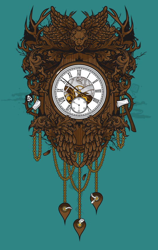 Luxury Ornate Clock Digital Artwork