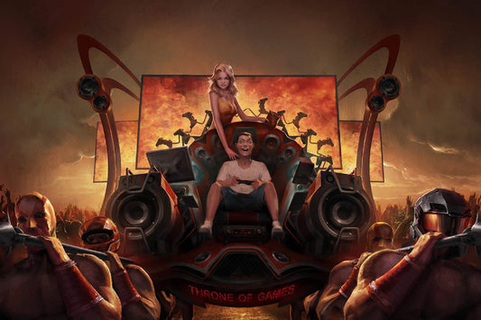 Throne of Games Concept Digital Artwork