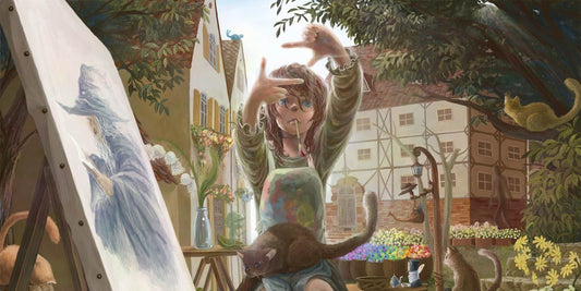 Fantasy Digital Artwork of Young Artist