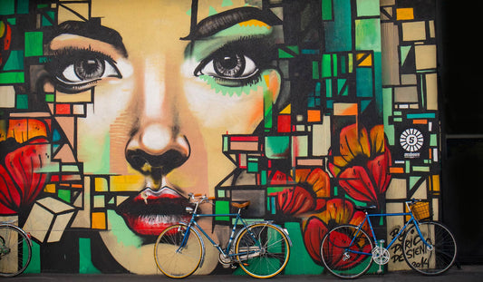 Urban Street Art Wall Digital Artwork