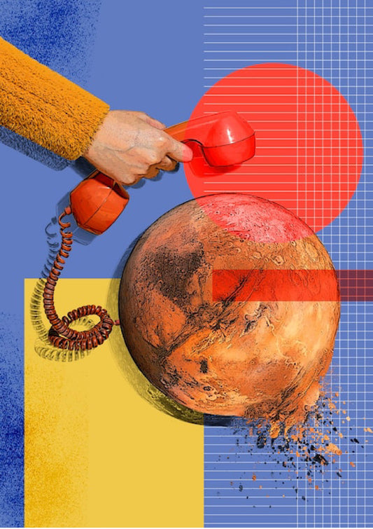 Imaginative Space Communication Digital Artwork