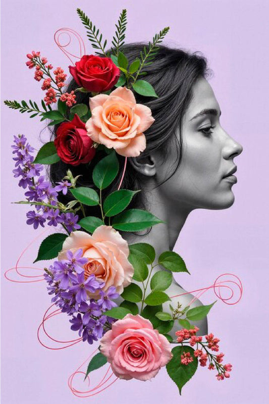 Feminine Grace Digital Artwork