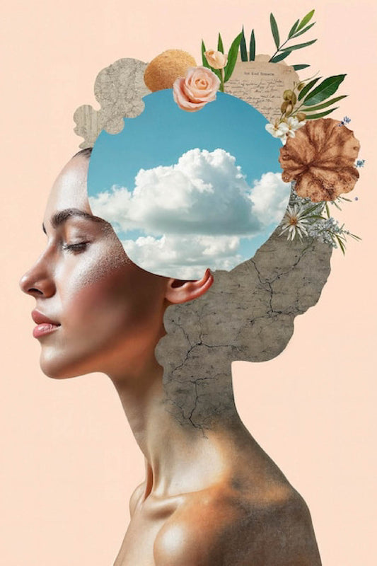 Conceptual Digital Artwork of Human Mind and Nature