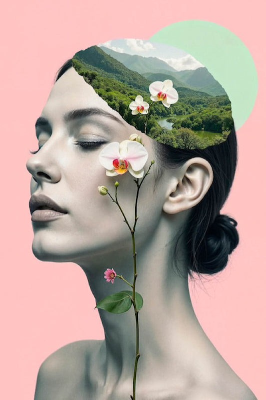 Dreamscape Portrait Digital Artwork for Home Décor